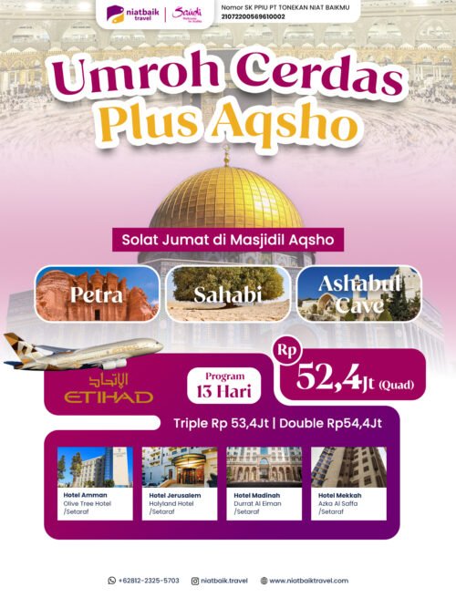 Umroh Cerdas Plus Aqsho 24 Maret 2026