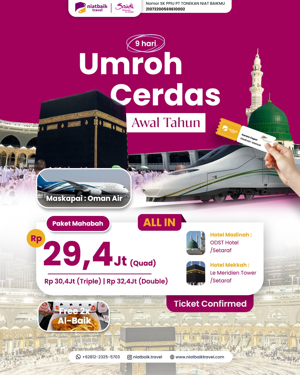 Umroh Cerdas 25 Januari 2026