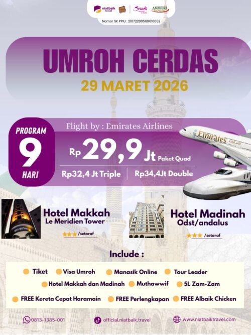 Umroh Cerdas 29 Maret 2026