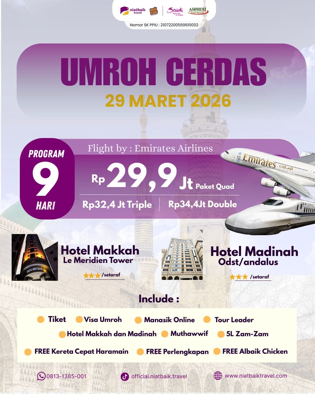 Umroh Cerdas 29 Maret 2026
