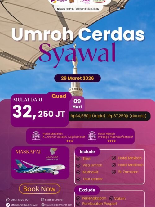 Umroh Cerdas Syawal 2026